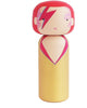 Lucie Kaas Sketch.inc. Kokeshi -figur, Aladdin Sane 14,5 cm