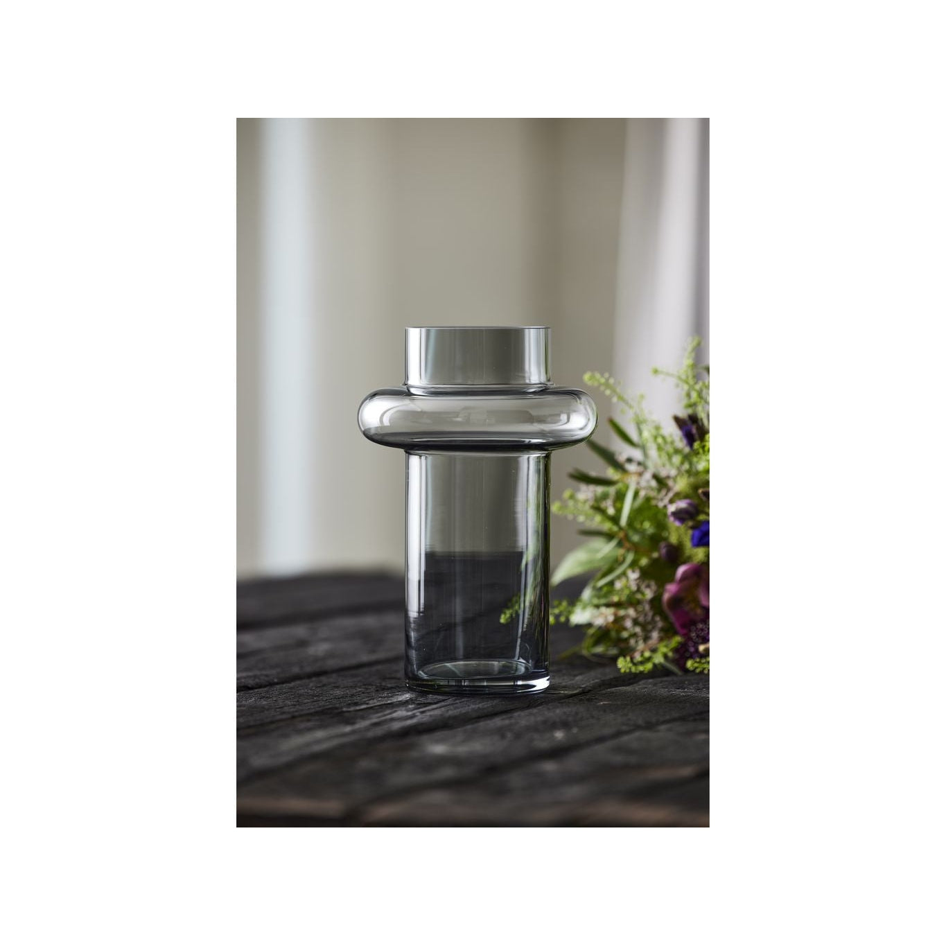 [product_category]-Lyngby Glas Tube Vase H: 25 Cm, Smoke-Lyngby Glas-5722000235729-23572-LYN-14