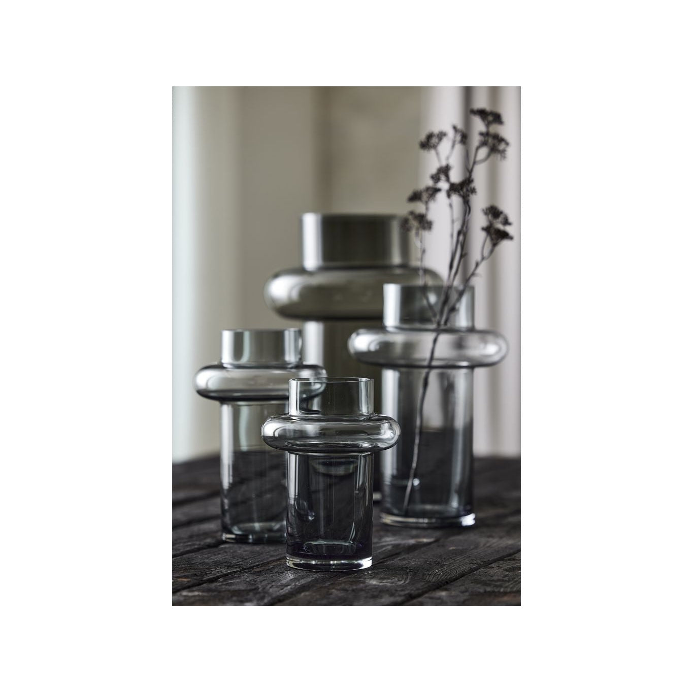 [product_category]-Lyngby Glas Tube Vase H: 25 Cm, Smoke-Lyngby Glas-5722000235729-23572-LYN-20