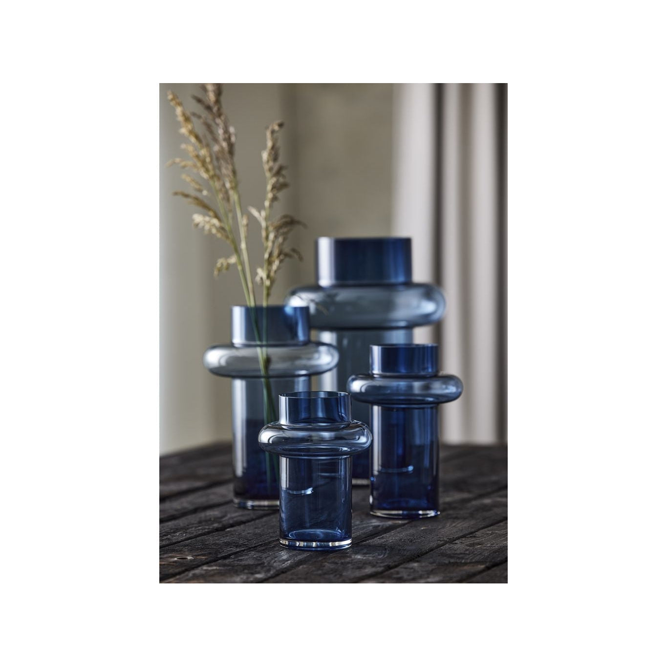 [product_category]-Lyngby Glas Tube Vase H: 30 Cm, Dark Blue-Lyngby Glas-5722000235538-23553-LYN-15