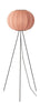 Made By Hand Knit Wit 45 Round Floor Lamp High, Coral
