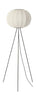 Made By Hand Knit Wit 45 Round Floor Lamp High, Pearl White