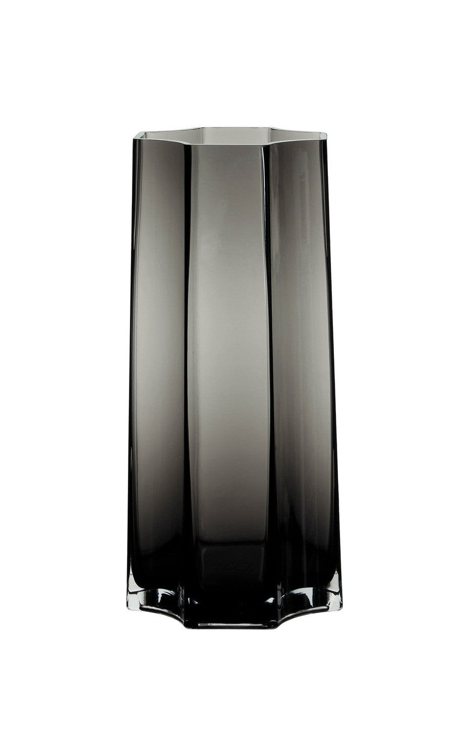 Modern-Classic Luxury tall vase, stylish design, LENOX 40 Gray