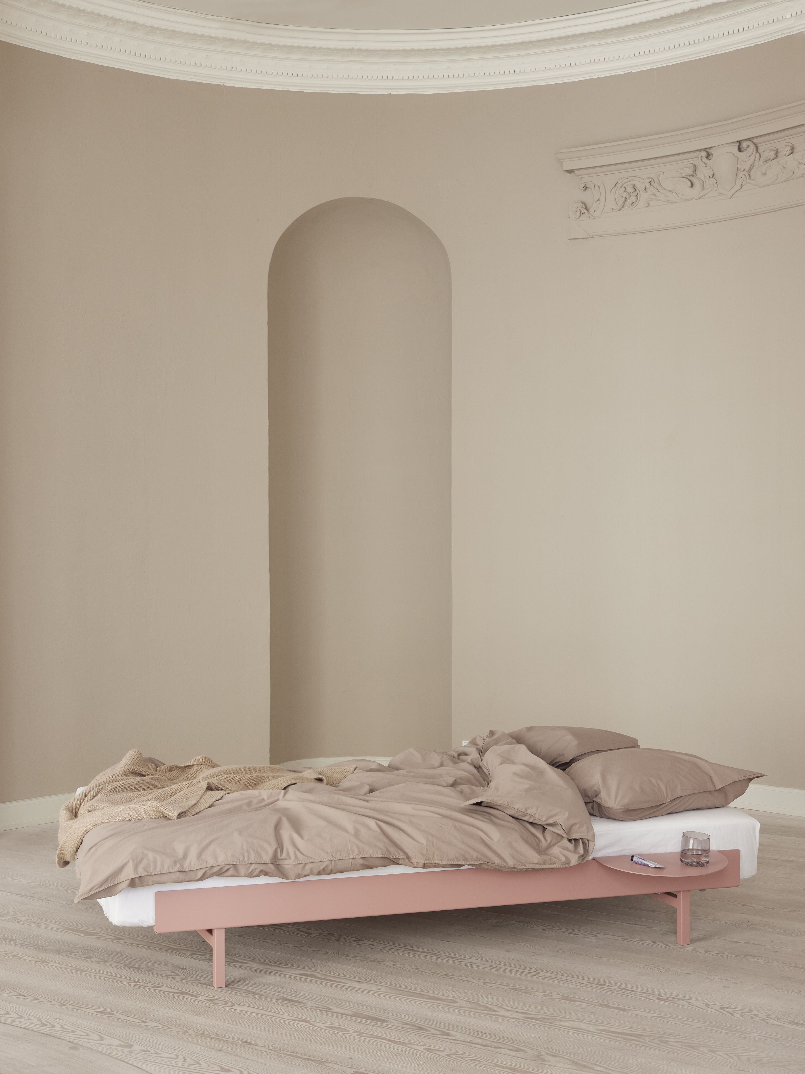 [product_category]-Moebe Bed With 2 Bedside Tables 90 Cm, Dusty Rose-Moebe-5713520009457-BD902XSTDR-MOE-8