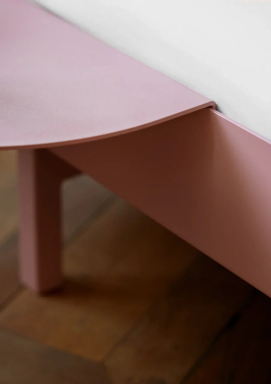 Moebe Seng med 2 Sengeborde 90-180 Cm, Dusty Rose