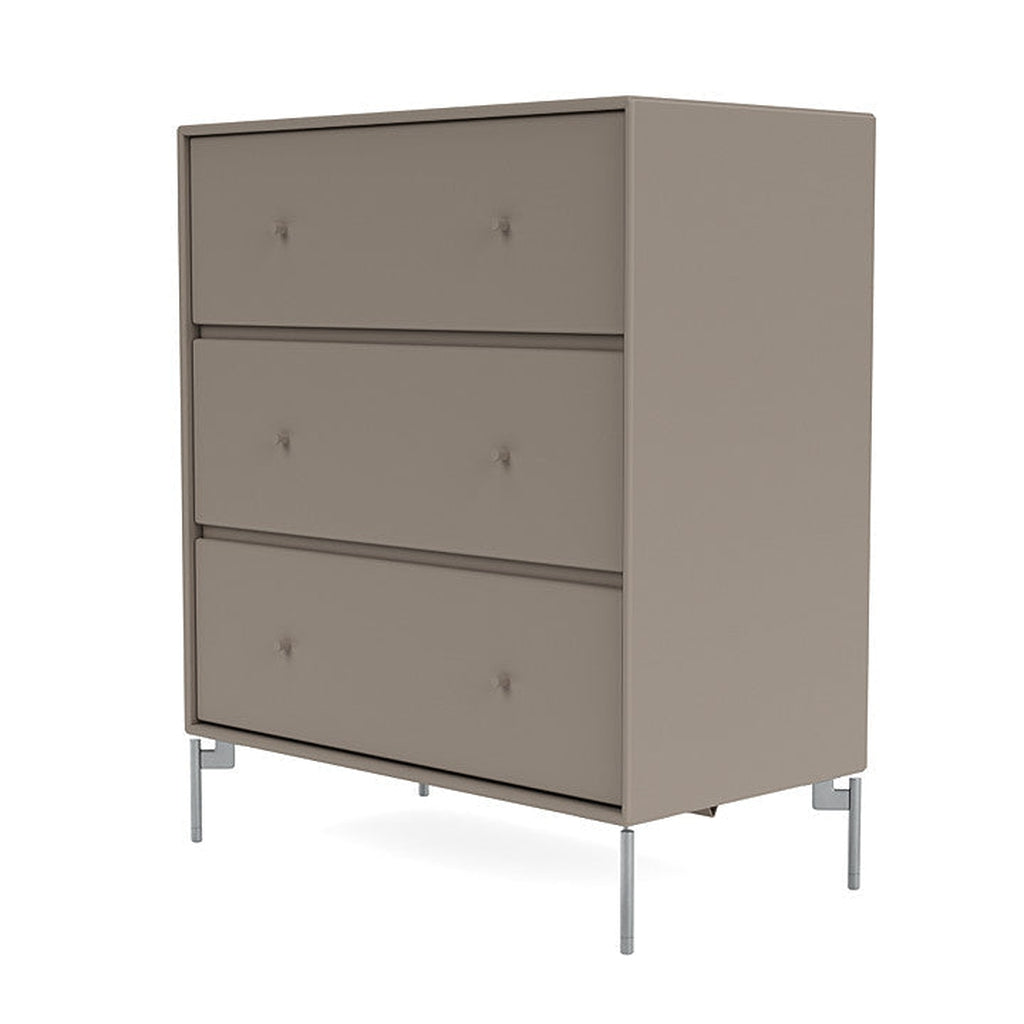 [product_category]-Montana Carry Dresser With Legs, Truffle/Matt Chrome-Montana Furniture-5714322377775-000CARRY-141-01-MON-1