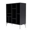 Montana Compile Decorative Shelf With Legs, Anthracite/Matt Chrome