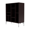 Montana Compile Decorative Shelf With Legs, Balsamic/Matt Chrome
