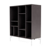 Montana Compile Decorative Shelf With Legs, Coffee/Snow White
