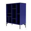 Montana Compile Decorative Shelf With Legs, Monarch Blue/Black