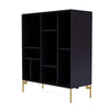 Montana Compile Decorative Shelf With Legs, Shadow/Brass