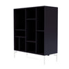 Montana Compile Decorative Shelf With Legs, Shadow/Snow White
