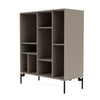 Montana Compile Decorative Shelf With Legs, Truffle/Black