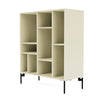 Montana Compile Decorative Shelf With Legs, Vanilla/Black