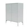 Montana Cover Cabinet With Legs, Oyster/Matt Chrome