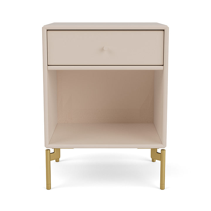 [product_category]-Montana Dream Nightstand With Legs, Clay/Brass-Montana Furniture-5715288345822-000DREAM-168-09-MON-2