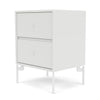 Montana Drift Drawer Module With Legs, White/Snow White