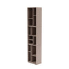 Montana Loom High Bookcase With 3 Cm Plinth, Mushroom Brown