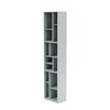 Montana Loom High Bookcase With 3 Cm Plinth, Oyster Grey