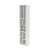 Montana Loom High Bookcase With 3 Cm Plinth, White