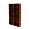 Montana Read Spacious Bookshelf With 3 Cm Plinth, Hazelnut Brown