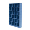 Montana Read Spacious Bookshelf With 7 Cm Plinth, Azure Blue