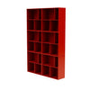 Montana Read Spacious Bookshelf With Suspension Rail, Rosehip Red