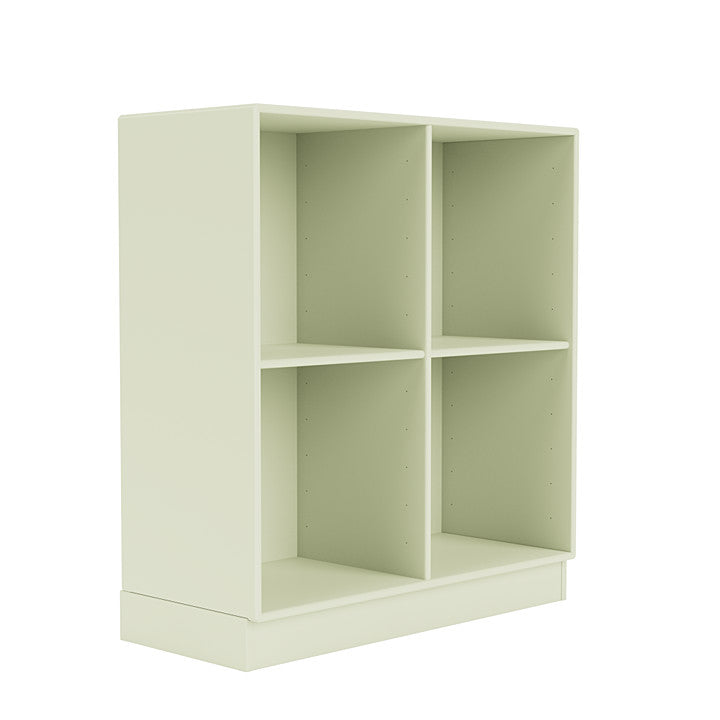 [product_category]-Montana Show Bookcase With 7 Cm Plinth, Pomelo Green-Montana Furniture-5715288030285-0000SHOW-140-07-MON-3