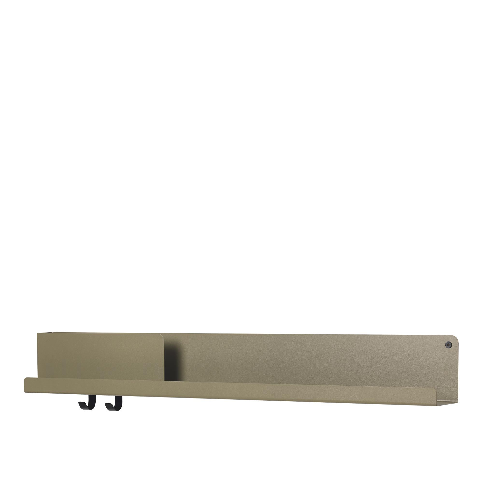 [product_category]-Muuto Folded Steel Shelf Large, Olive-Muuto-5710562240077-24007-MUU-1