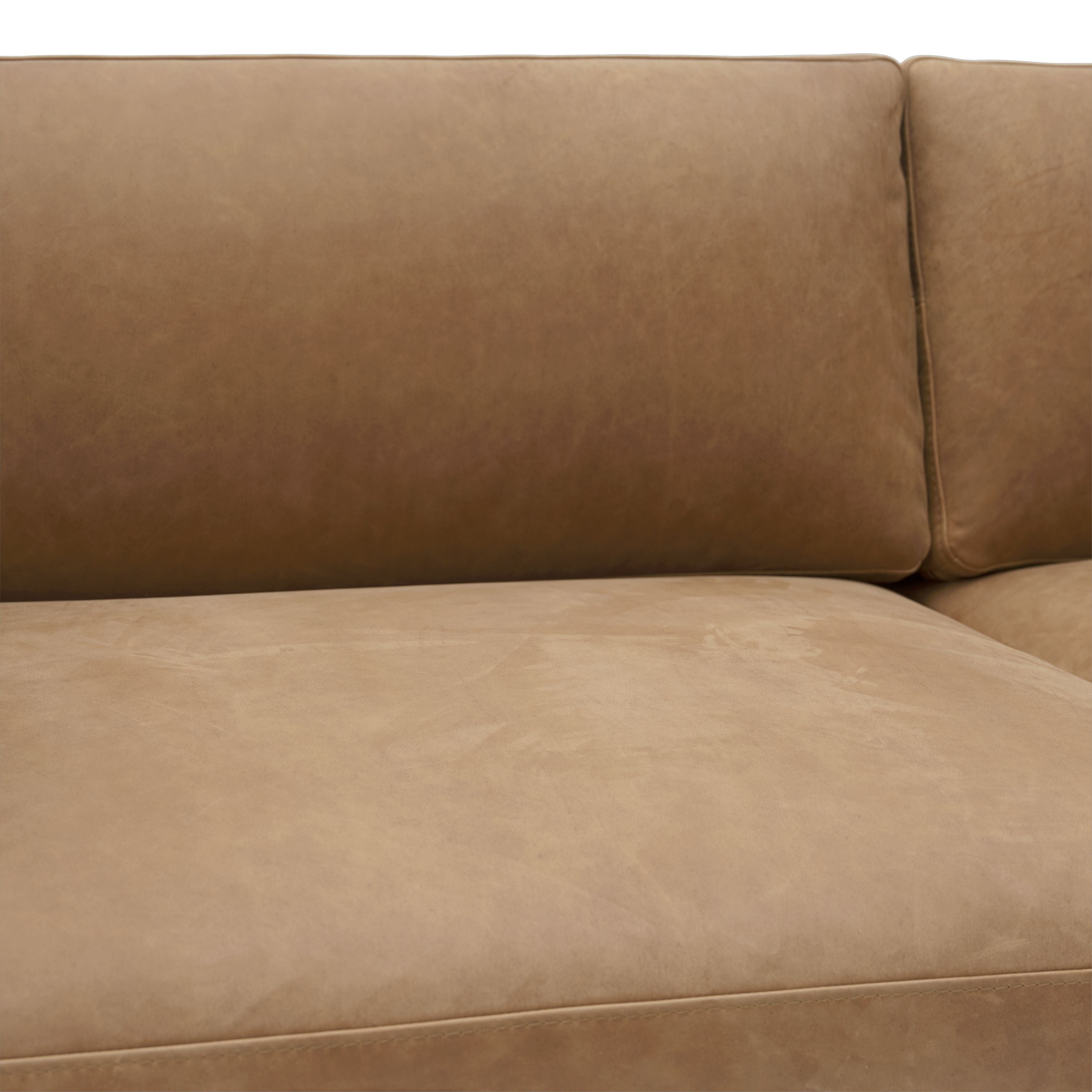 [product_category]-Muuto Outline Sofa 3 Seater Grace Leather, Camel/Aluminum-Muuto-87433-MUU-3