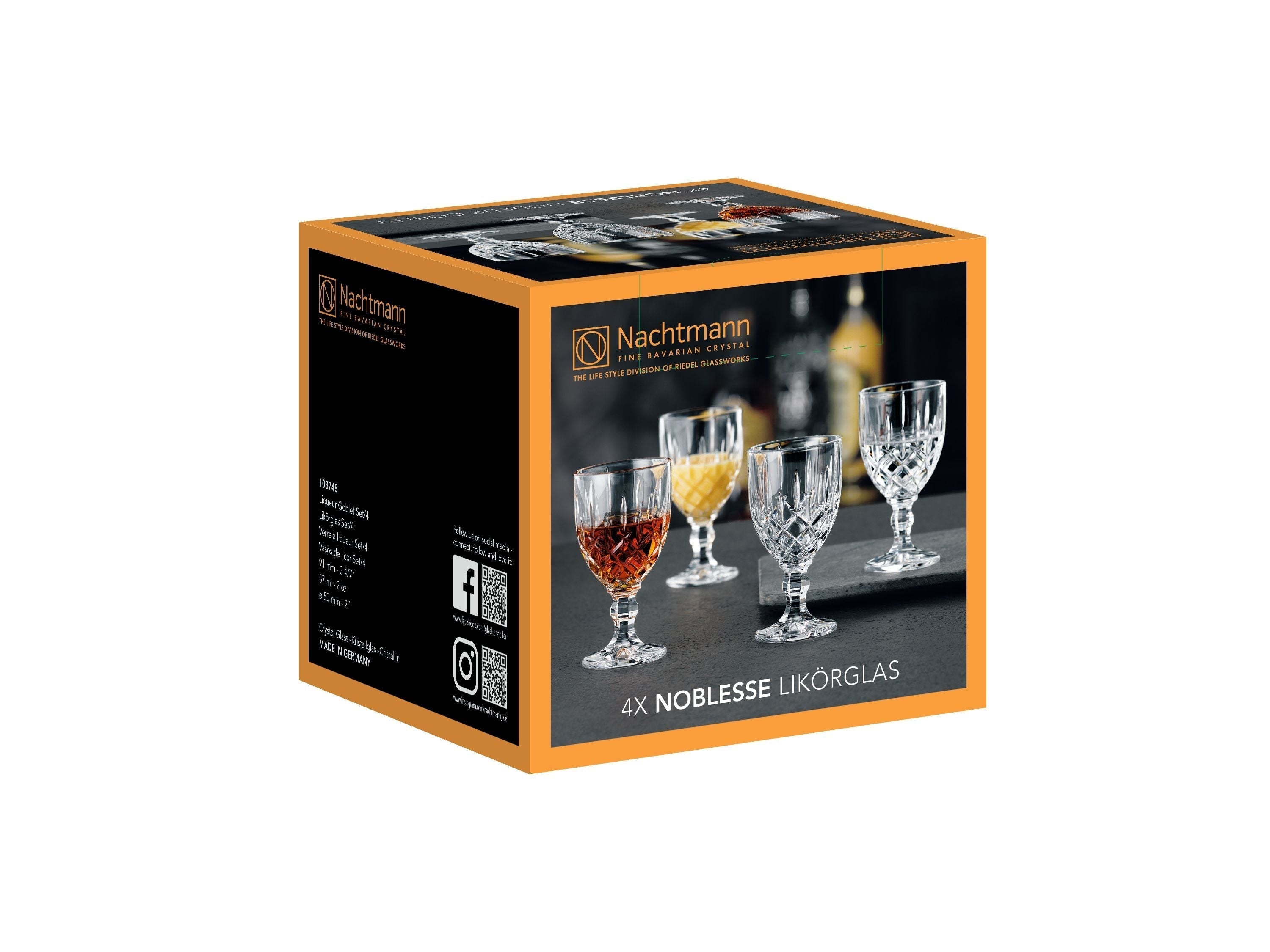 [product_category]-Nachtmann Noblesse Liqueur Glass, Set Of 4-Nachtmann-4003762283212-103748-NAC-2