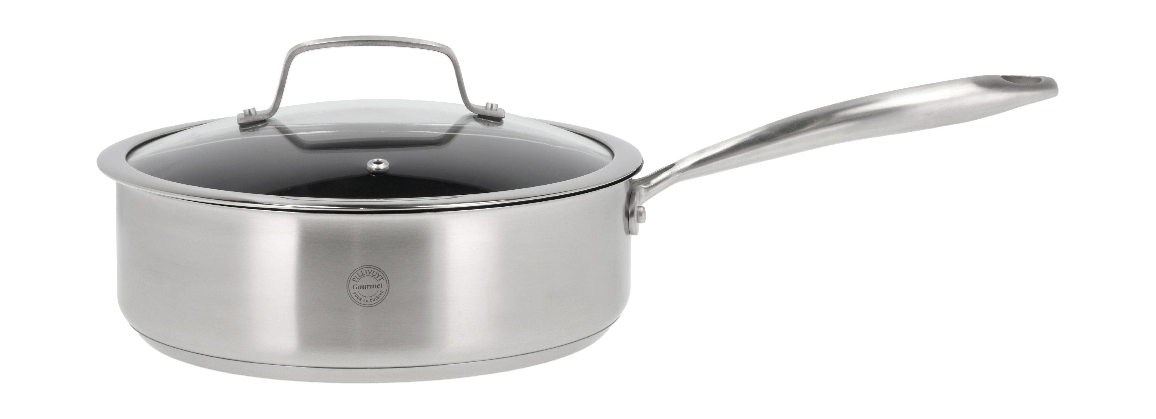 [product_category]-Pillivuyt Gourmet Roya Sauté Pan Ceramic Non Stick ø24 Cm Steel-Pillivuyt Gourmet-5722000306344-30634-PIL-1