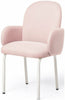 Puik Dost Dining Chair Steel, Pink