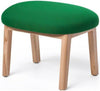 Puik Dost Footstool Wood, Dark Green