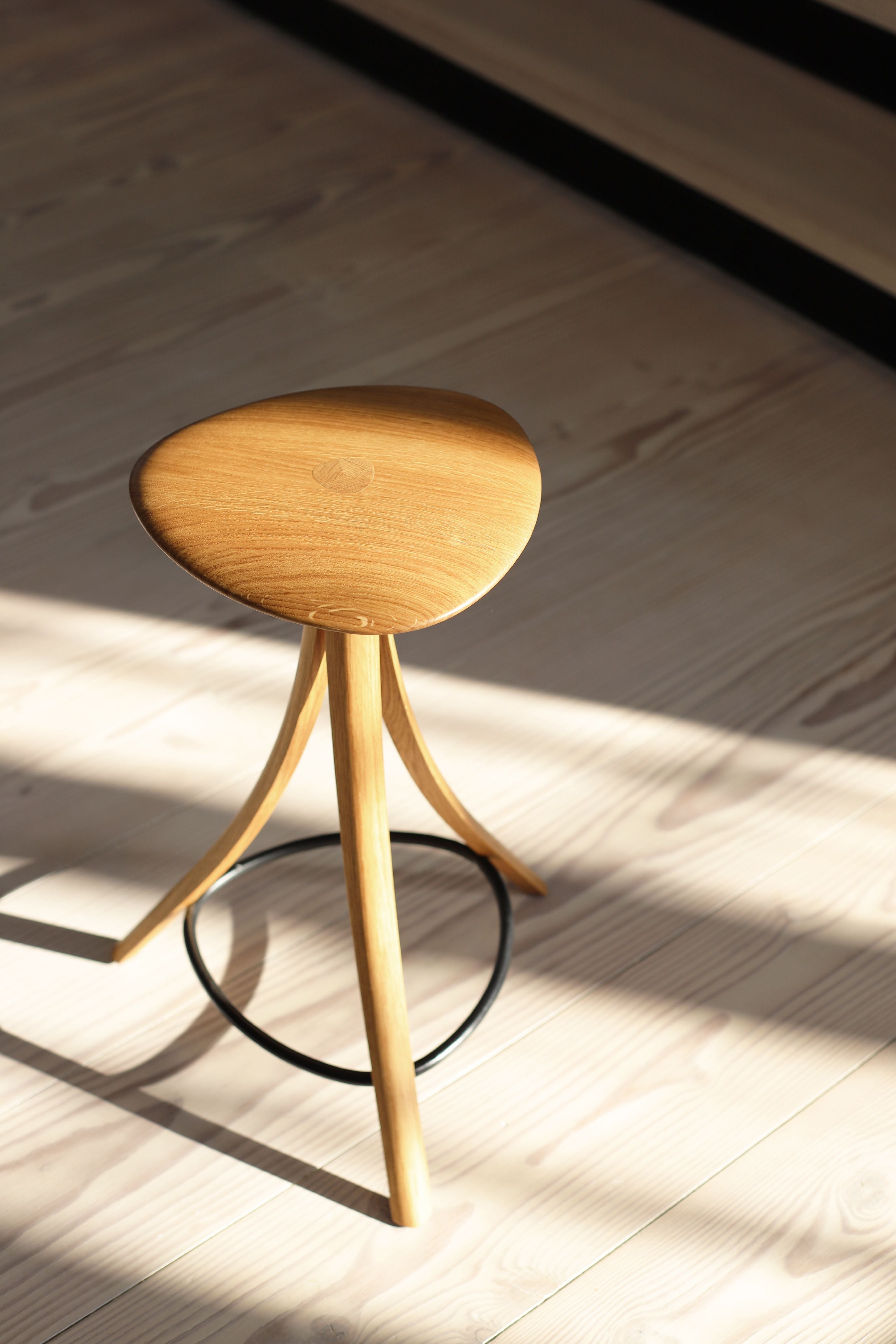 [product_category]-Ro Collection Clover Stool, Oak/Oil-Ro Collection-5712129038233-CLO-S-OO-999-ROC-7