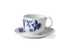 Royal Copenhagen Blomst Mug With Saucer Fuchsia, 22cl