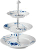 Royal Copenhagen Blå mega riflet gulv, 35 cm