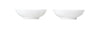 Royal Copenhagen White Fluted Dip Bowl 9 Cl, 2 Pieces