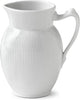 Royal Copenhagen Hvit riflet mugge, 38cl