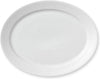 Royal Copenhagen Hvit riflet tallerken, 33 cm