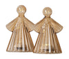 Sirius Alberte Angel 2 Pcs H10 Cm, Amber