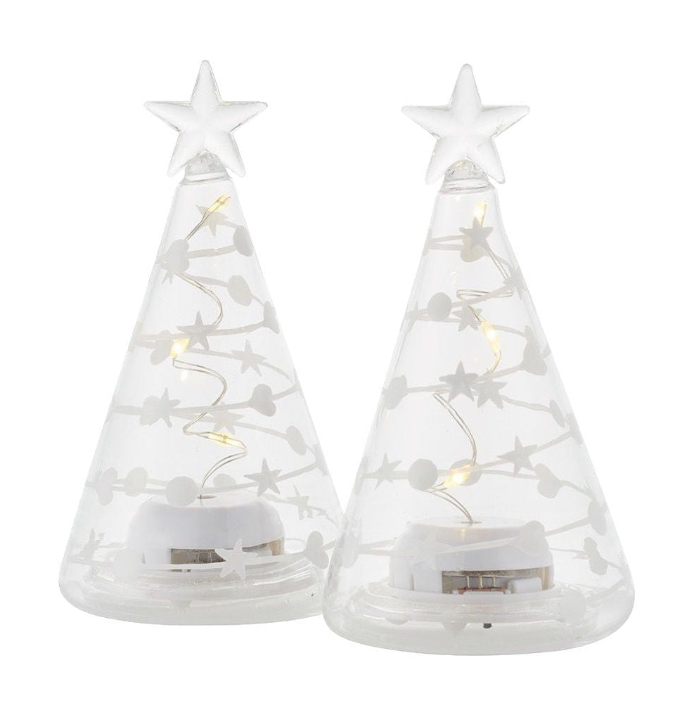 [product_category]-Sirius Sweet Christmas Tree 2 Pcs, H9 Cm, White/Clear-Sirius-5707310670606-67060-SIR-1