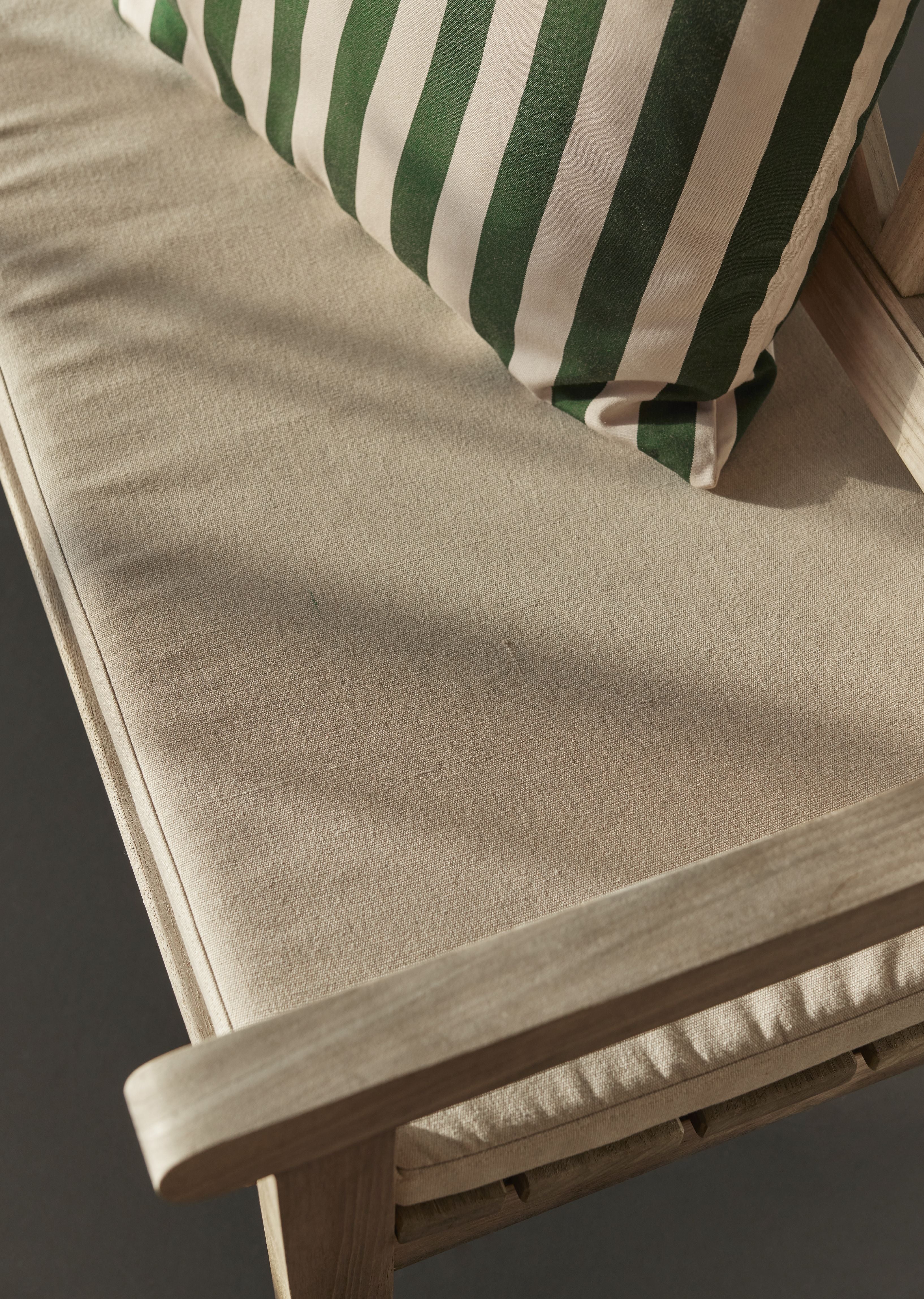 [product_category]-Skagerak Barriere Pillow 60x50 Cm, Light Apricot/Dark Green Stripe-Skagerak-5706420117964-1961239-SKA-4