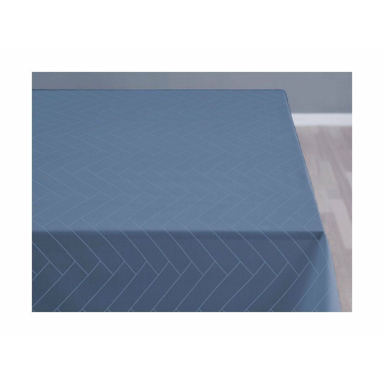 [product_category]-Södahl Tiles Damask Tablecloth 370x140 Cm, Sky Blue-Södahl-5722000247708-24770-SOD-1