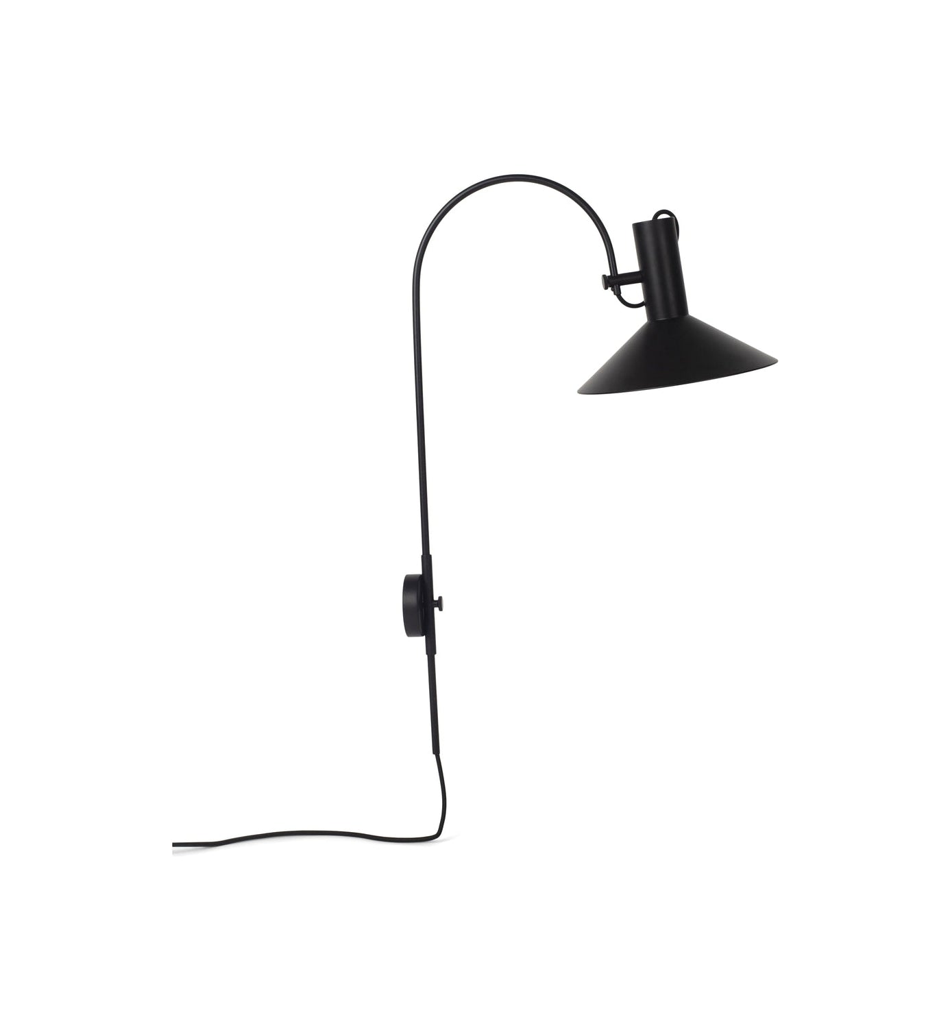 [product_category]-Spring Copenhagen Formula Wall Lamp, Black-Spring Copenhagen-5713487062328-5022-BLK-SPR-1