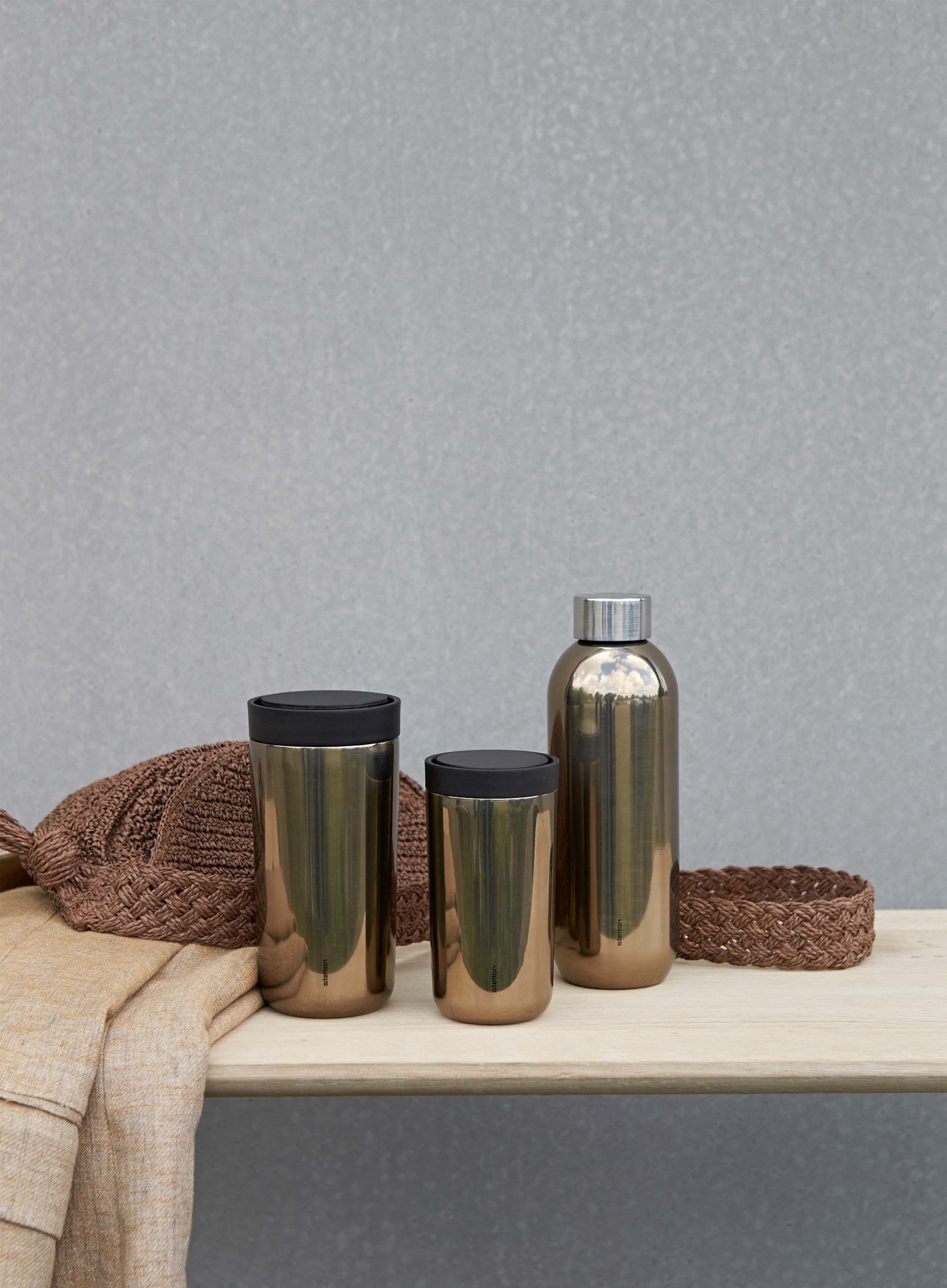 [product_category]-Stelton Keep Cool Thermos Bottle 0,6 L, Dark Gold-Stelton-5709846030107-355-16-STE-3