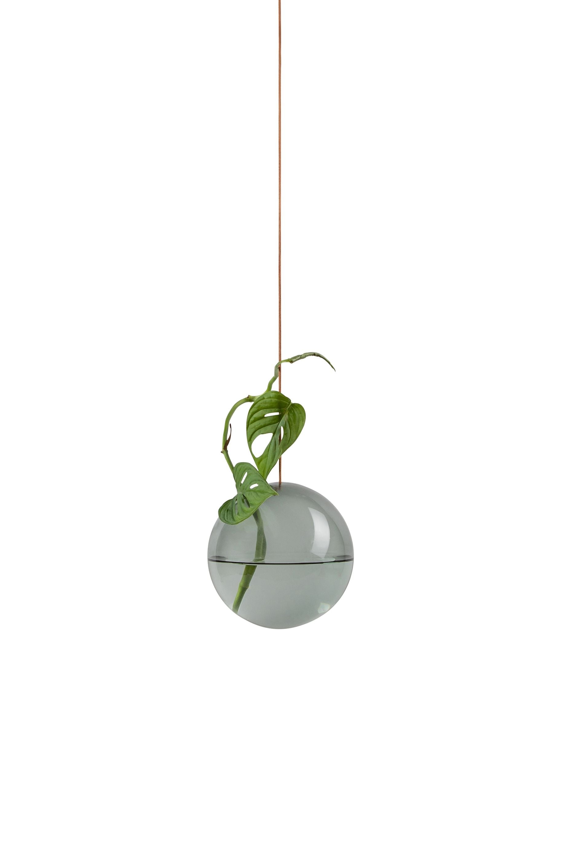 [product_category]-Studio About Hanging Flower Bubble Vase Medium, Smoke-Studio About-5714356002056-11020S-STU-1