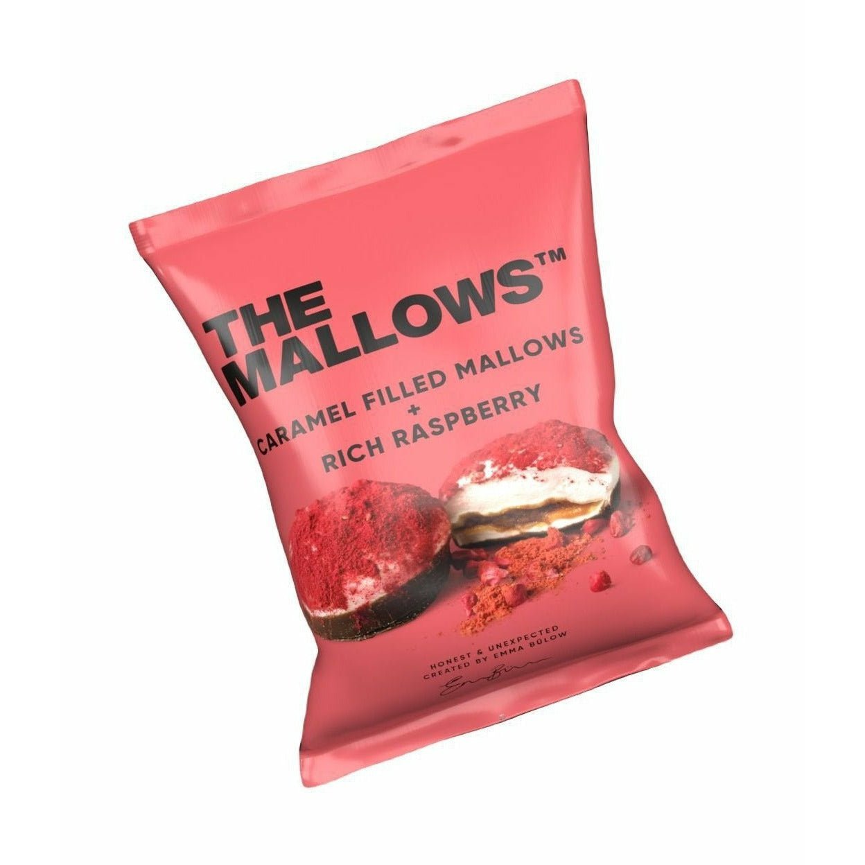 The Mallows Skumfiduser med Karamelfyld - Rich Raspberry, 11g