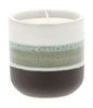 Villa Collection Iris Fragrance Candle Ø 7 x 7,3 cm, hvid/grøn