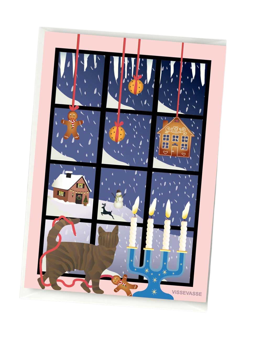 [product_category]-Vissevasse Christmas Window Greeting Card, A6-Vissevasse-5713138302407-F-2023-024-XS-VIS-1